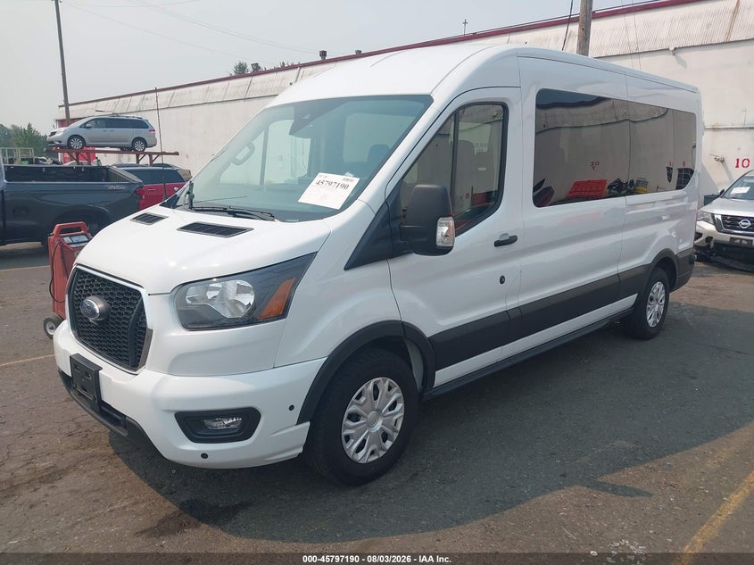 Vin: 1fbax2c84rka43064, lot: 46296021, ford transit-350 passenger van xlt 20242