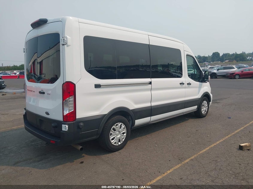 Vin: 1fbax2c84rka43064, lot: 46296021, ford transit-350 passenger van xlt 20244