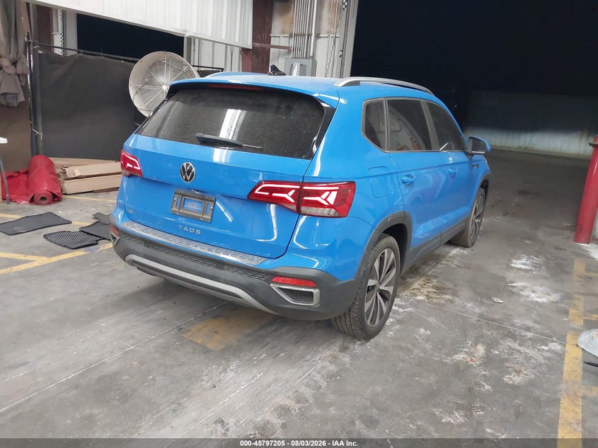 Vin: 3vvrx7b20nm086586, lot: 46296036, volkswagen taos 1.5t se 20224