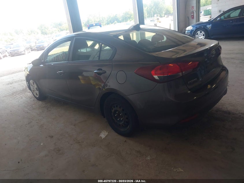 Vin: 3kpfk4a73he134334, lot: 46296051, kia forte lx 20173