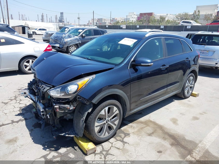 Vin: kndce3lg8k5030295, lot: 46296061, kia niro ev ex premium 20192