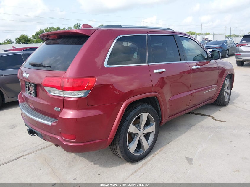 Vin: 1c4rjfcm9ec324172, lot: 46296076, jeep grand cherokee overland 20144