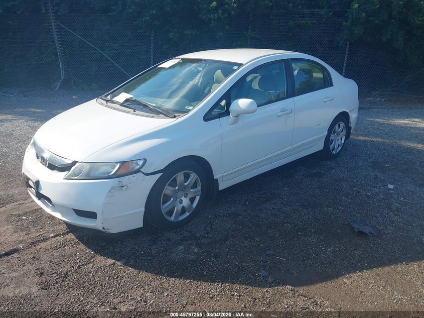Vin: 19xfa1f57ae005818, lot: 46296086, honda civic lx 20102