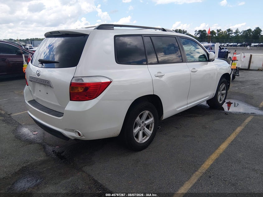 Vin: 5tdkk3eh4as007373, lot: 46296098, toyota highlander se v6 20104