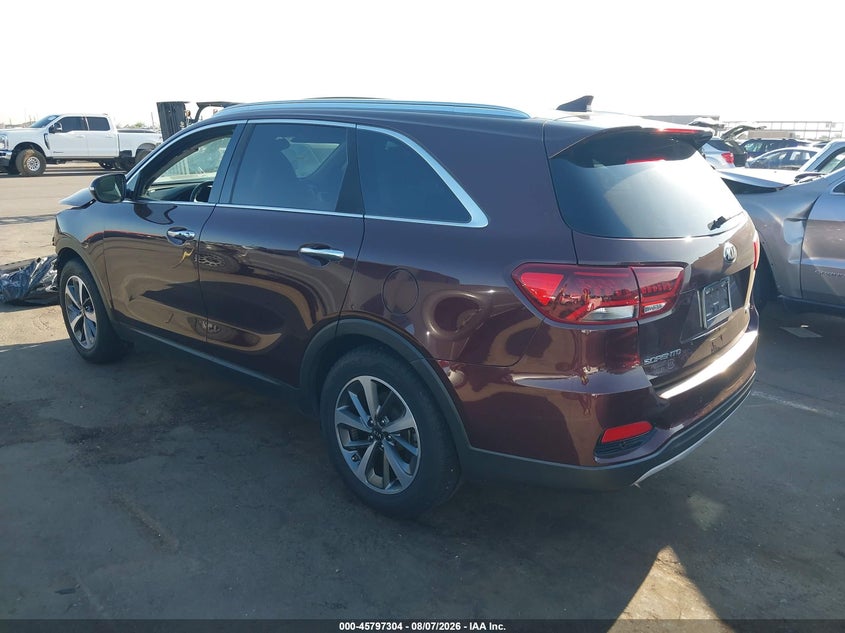 Vin: 5xyph4a57kg445017, lot: 46296135, kia sorento 3.3l ex 20193