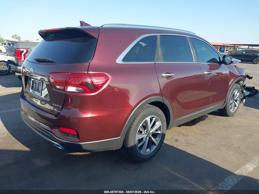 Vin: 5xyph4a57kg445017, lot: 46296135, kia sorento 3.3l ex 20194