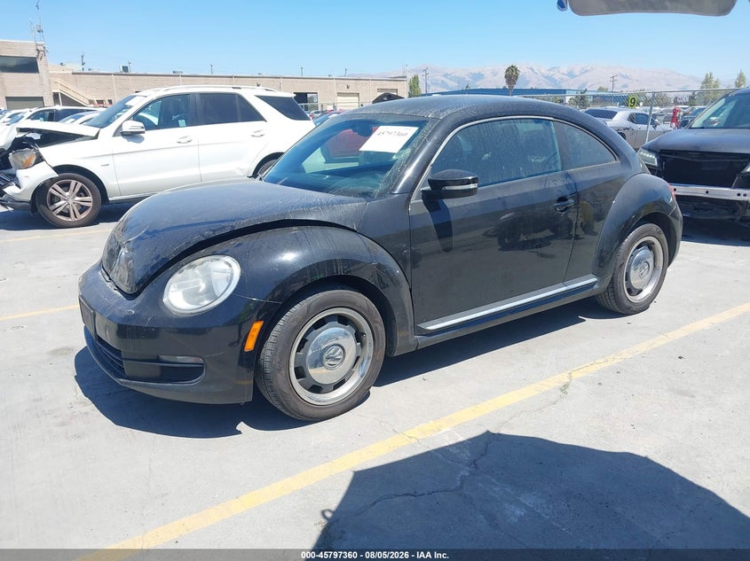 Vin: 3vwjp7at7cm632476, lot: 46296191, volkswagen beetle 2.5l 20122