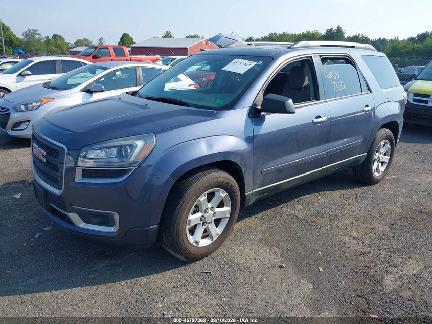 Vin: 1gkkvpkd2ej250459, lot: 46296193, gmc acadia sle-2 20142