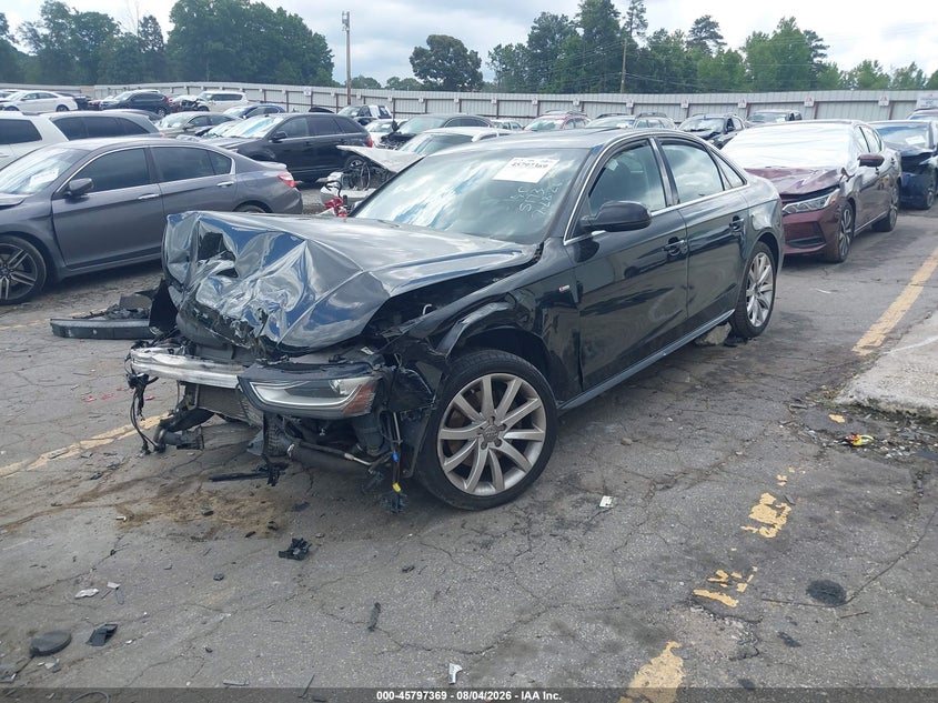 Vin: wauafafl8en005173, lot: 46296200, audi a4 2.0t premium 20142