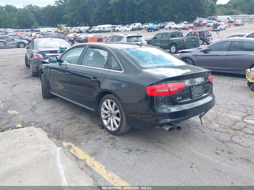 Vin: wauafafl8en005173, lot: 46296200, audi a4 2.0t premium 20143