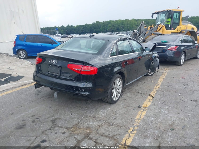 Vin: wauafafl8en005173, lot: 46296200, audi a4 2.0t premium 20144