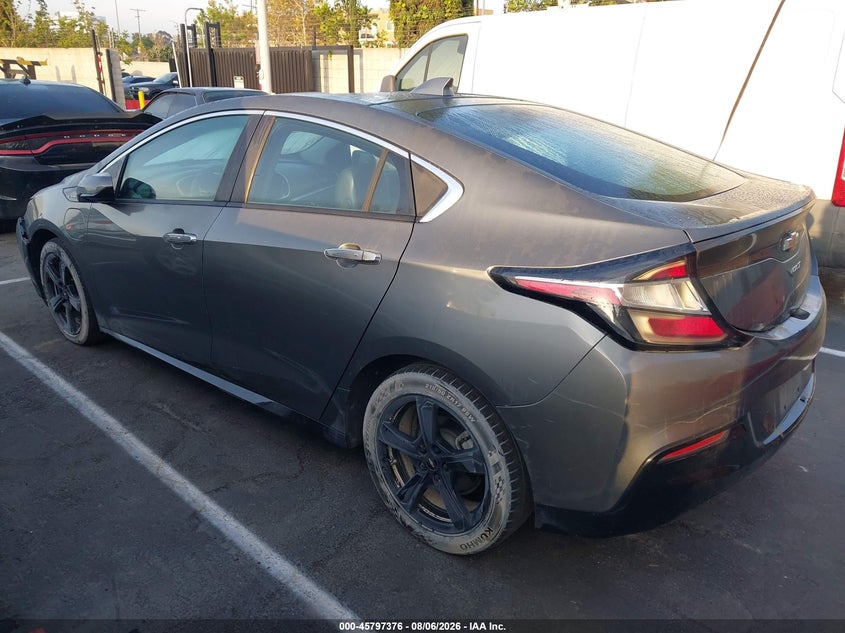 Vin: 1g1rc6s52hu204581, lot: 46296207, chevrolet volt lt 20173