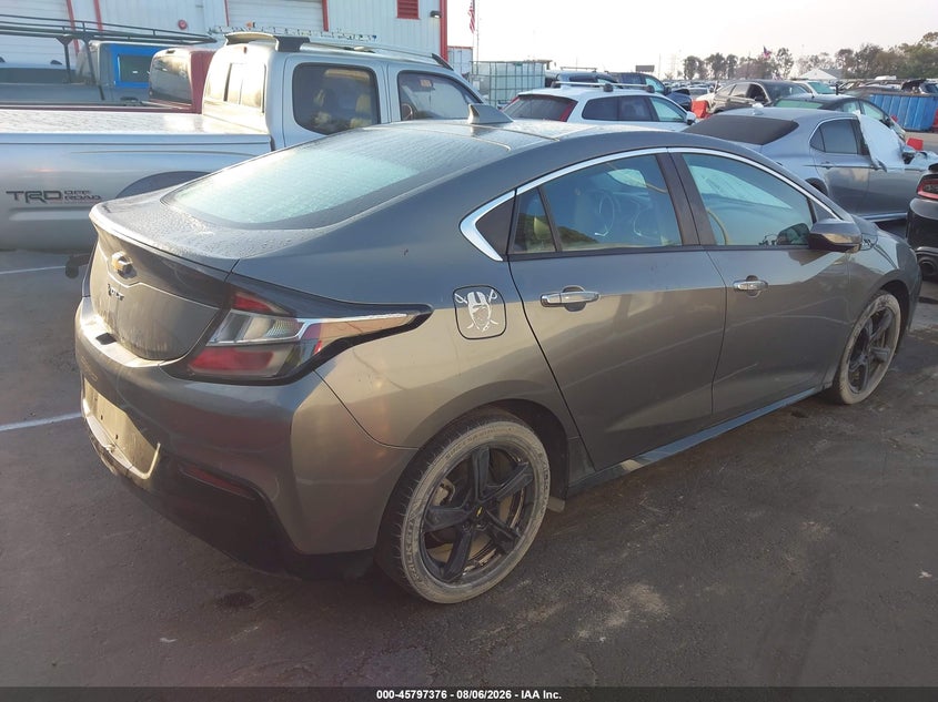 Vin: 1g1rc6s52hu204581, lot: 46296207, chevrolet volt lt 20174
