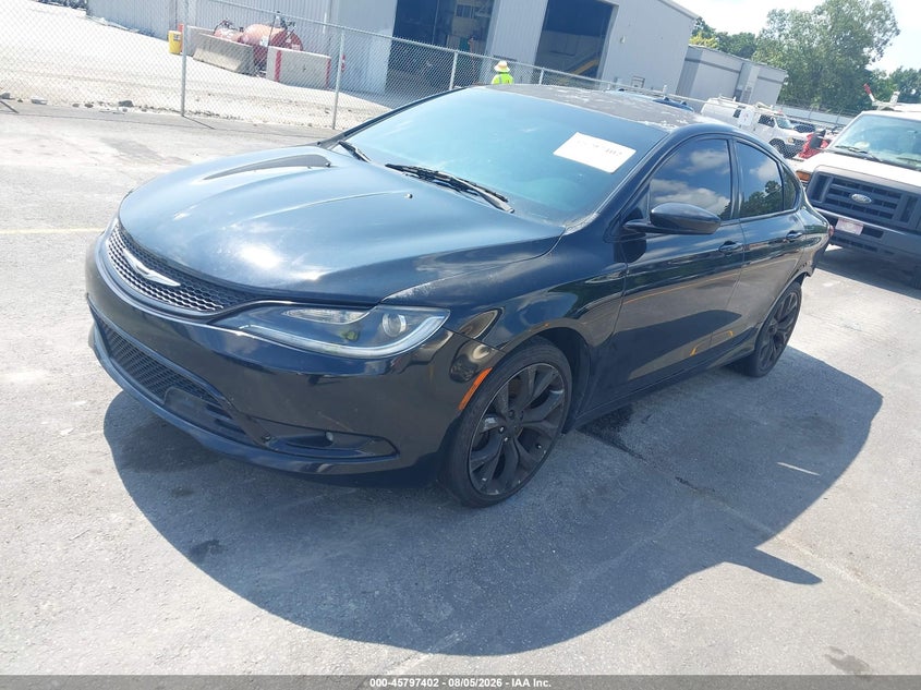 Vin: 1c3cccbbxfn564596, lot: 46296233, chrysler 200 s 20152