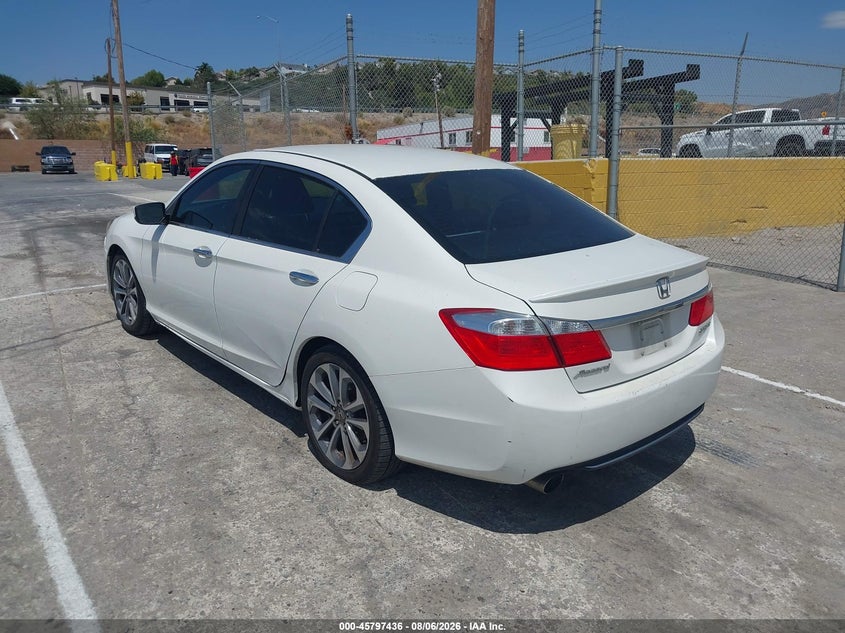 Vin: 1hgcr2f58ea048480, lot: 46296267, honda accord sport 20143