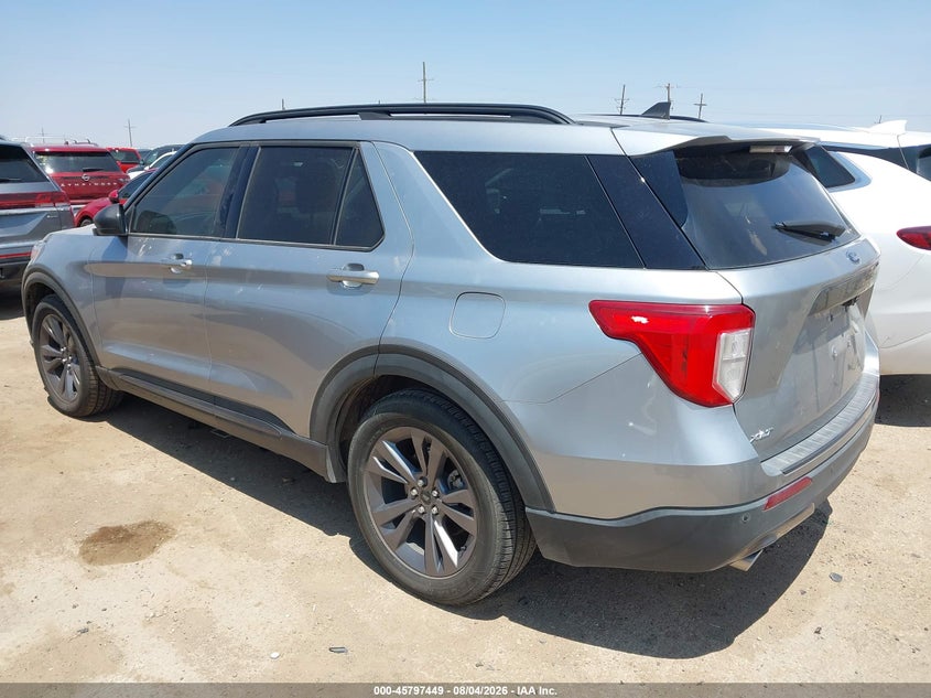 Vin: 1fmsk7dhxmgc09217, lot: 46296280, ford explorer xlt 20213