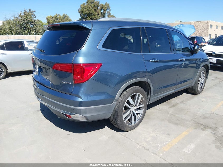 Vin: 5fnyf5h94gb010060, lot: 46296295, honda pilot touring 20164
