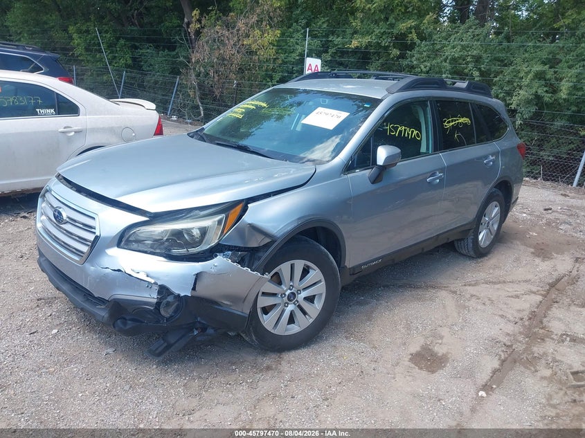 Vin: 4s4bsbfc7g3310800, lot: 46296301, subaru outback 2.5i premium 20162