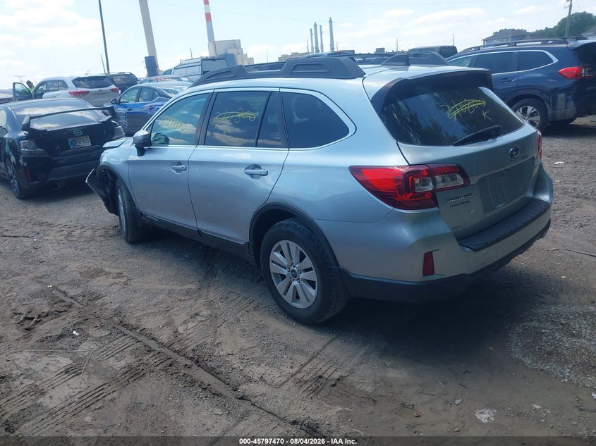 Vin: 4s4bsbfc7g3310800, lot: 46296301, subaru outback 2.5i premium 20163