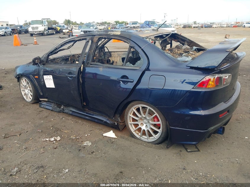 Vin: ja32w8fv9eu019444, lot: 46296307, mitsubishi lancer evolution gsr 20143