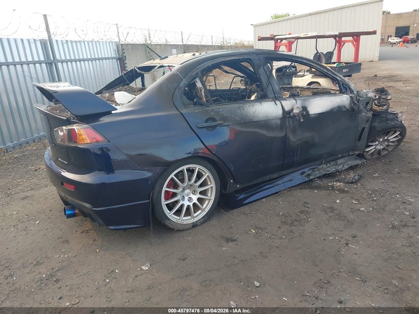 Vin: ja32w8fv9eu019444, lot: 46296307, mitsubishi lancer evolution gsr 20144