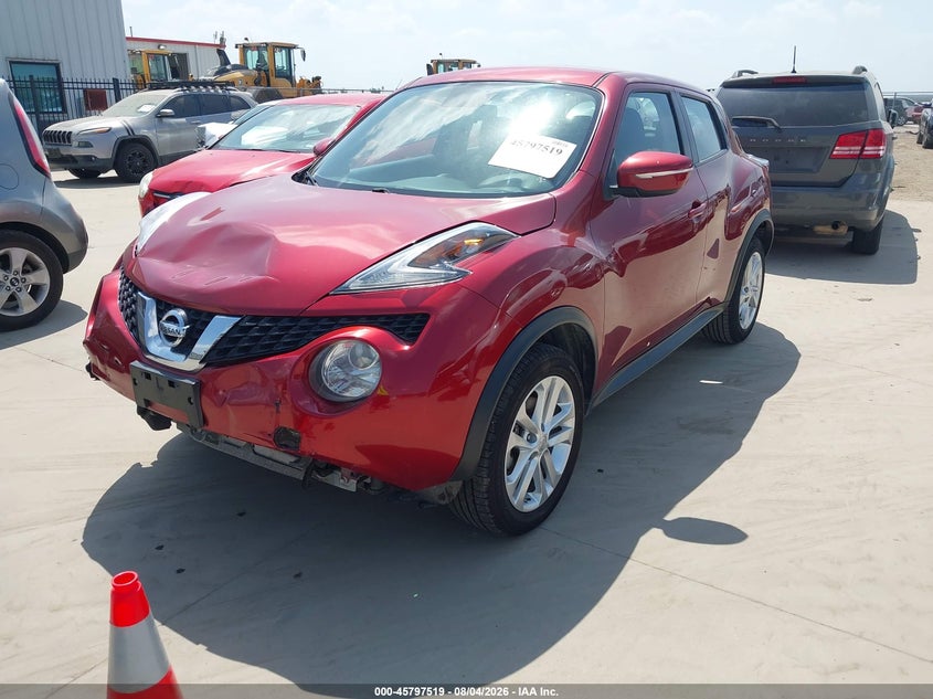 Vin: jn8af5mrxgt607996, lot: 46296350, nissan juke nismo/s/sl/sv 20162