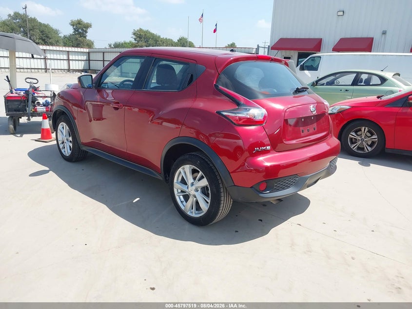 Vin: jn8af5mrxgt607996, lot: 46296350, nissan juke nismo/s/sl/sv 20163