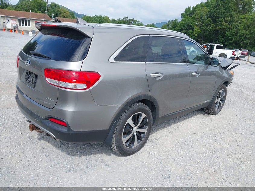 Vin: 5xyphda57hg310600, lot: 46296356, kia sorento 3.3l ex 20174