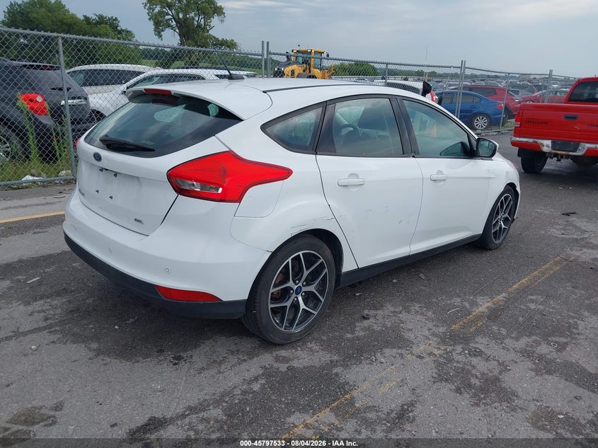 Vin: 1fadp3m23jl314774, lot: 46296364, ford focus sel 20184