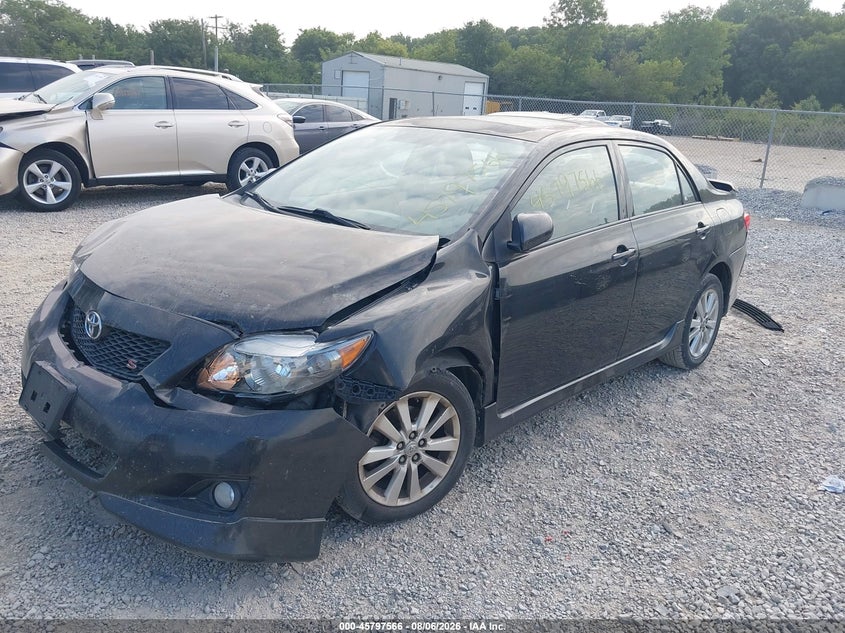 Vin: 2t1bu4ee2ac451561, lot: 46296397, toyota corolla s 20102