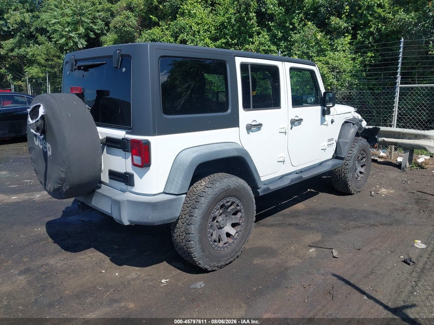 Vin: 1c4bjwdg7fl703442, lot: 46296442, jeep wrangler unlimited sport 20154