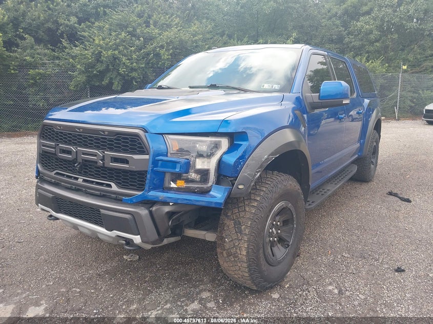 Vin: 1ftfw1rg7jfd93718, lot: 46296444, ford f-150 raptor 20182