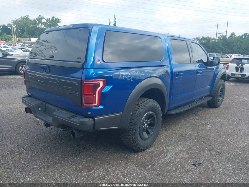Vin: 1ftfw1rg7jfd93718, lot: 46296444, ford f-150 raptor 20184