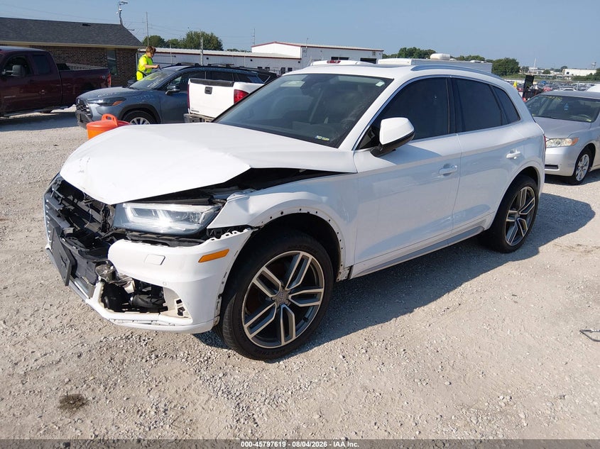 Vin: wa1bnafy9j2139041, lot: 46296450, audi q5 2.0t premium/2.0t tech premium 20182