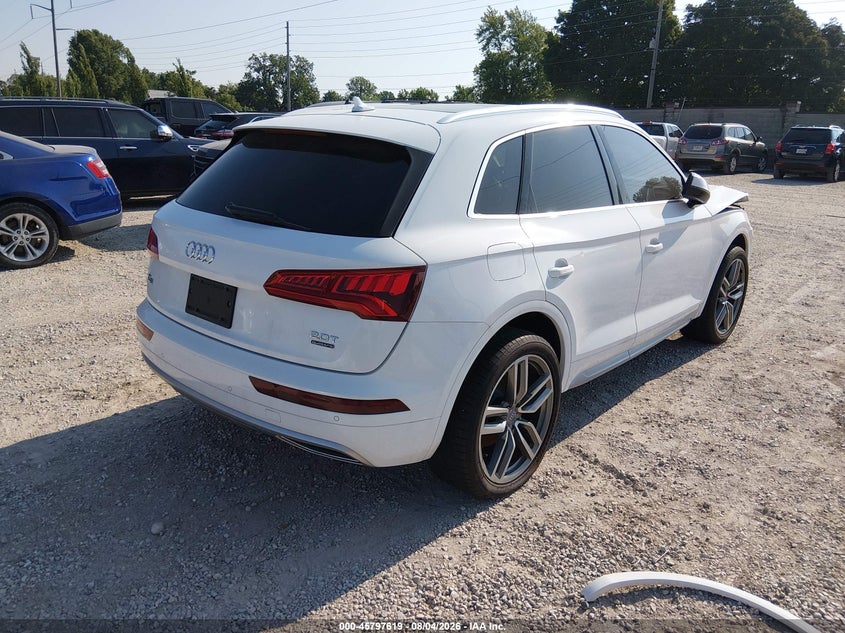 Vin: wa1bnafy9j2139041, lot: 46296450, audi q5 2.0t premium/2.0t tech premium 20184