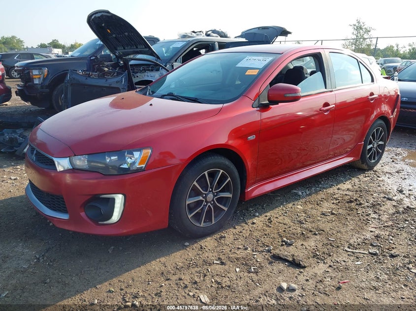 Vin: ja32u2fu0hu006001, lot: 46296469, mitsubishi lancer es 20172