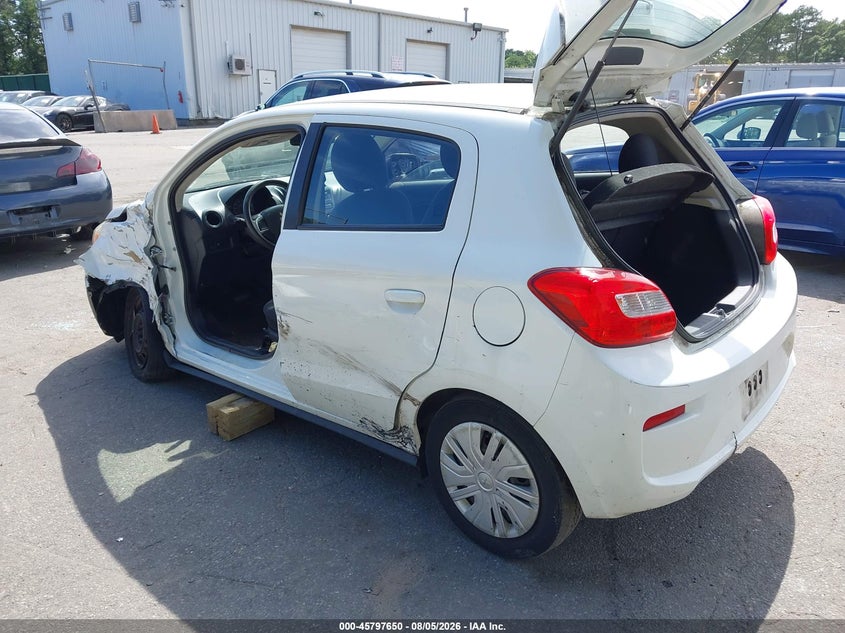 Vin: ml32a3hj0hh017725, lot: 46296481, mitsubishi mirage es 20173