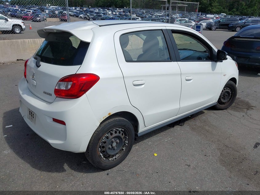 Vin: ml32a3hj0hh017725, lot: 46296481, mitsubishi mirage es 20174