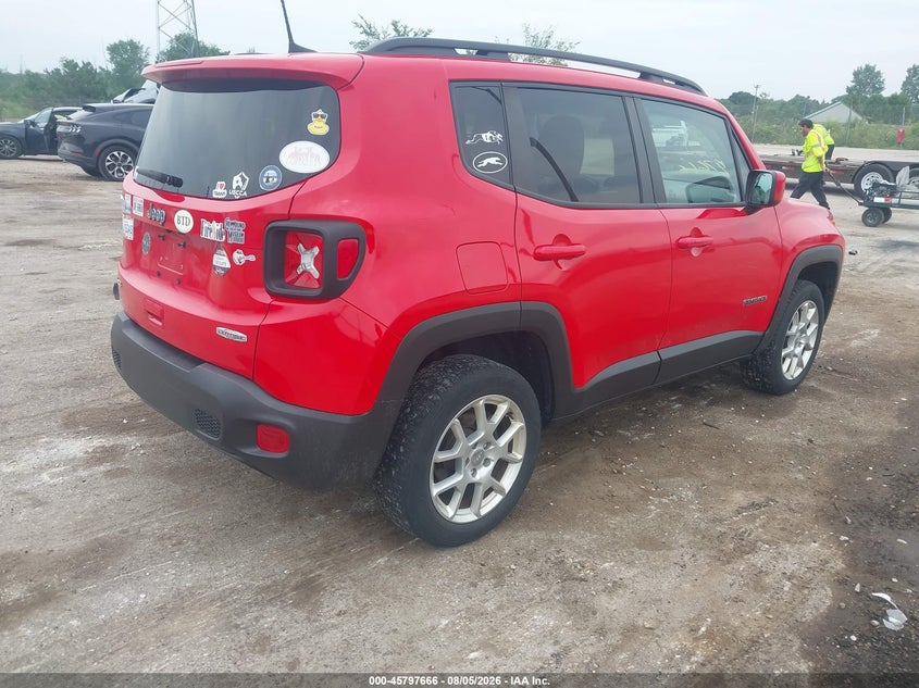 Vin: zacnjdbb2mpm14404, lot: 46296497, jeep renegade latitude 4x4 20214