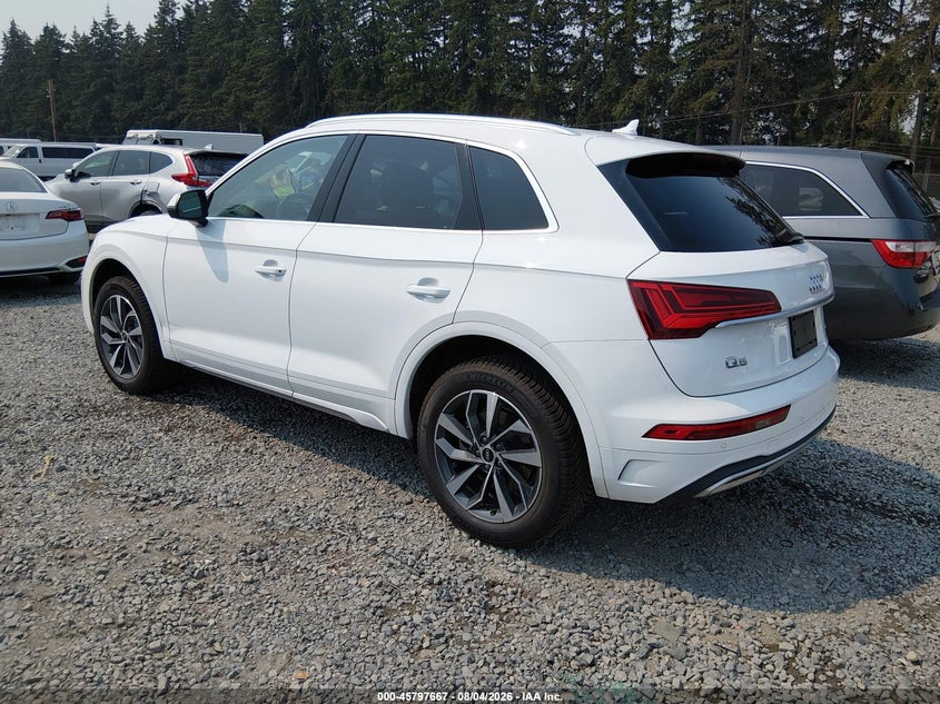 Vin: wa1aaafy7m2024482, lot: 46296498, audi q5 premium 45 tfsi quattro s tronic 20213