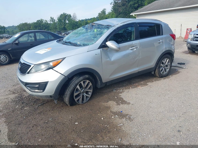 Vin: kndpbcac9f7684209, lot: 46296504, kia sportage lx 20152