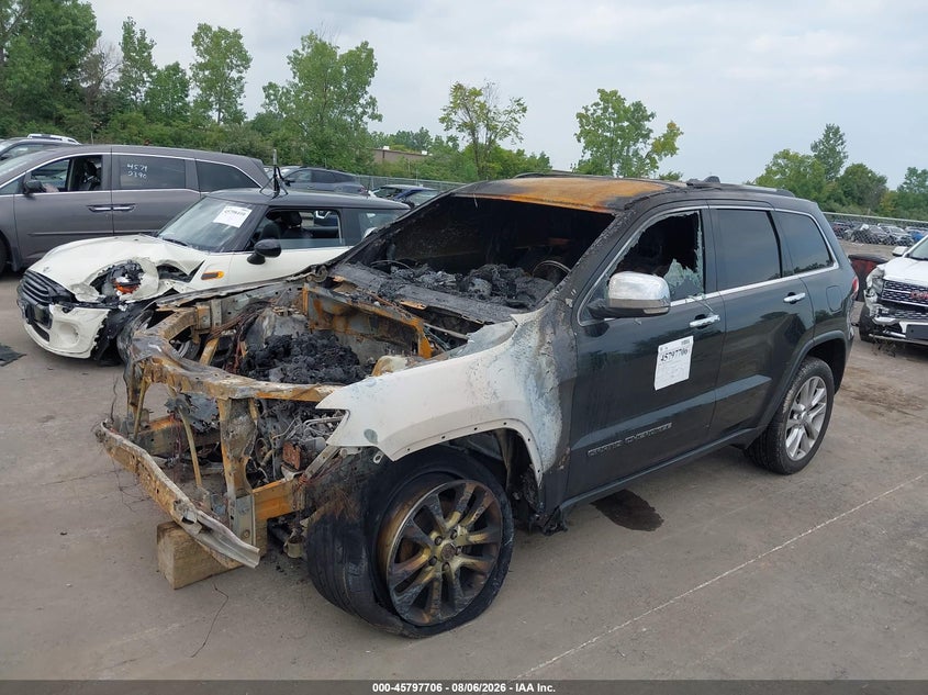 Vin: 1c4rjfbg2hc811083, lot: 46296537, jeep grand cherokee limited 20172
