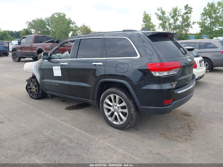 Vin: 1c4rjfbg2hc811083, lot: 46296537, jeep grand cherokee limited 20173