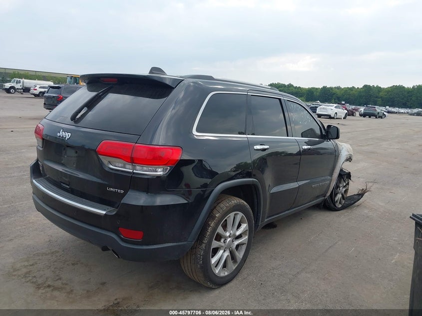 Vin: 1c4rjfbg2hc811083, lot: 46296537, jeep grand cherokee limited 20174
