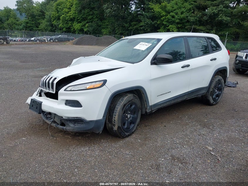 Vin: 1c4pjmab2ew140901, lot: 46296538, jeep cherokee sport 20142