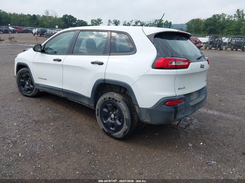 Vin: 1c4pjmab2ew140901, lot: 46296538, jeep cherokee sport 20143