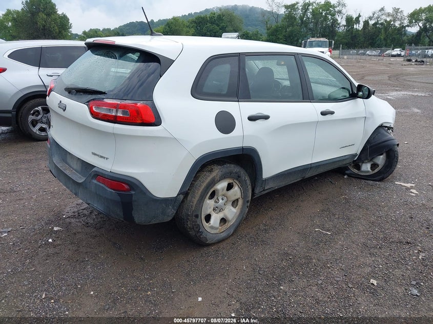 Vin: 1c4pjmab2ew140901, lot: 46296538, jeep cherokee sport 20144