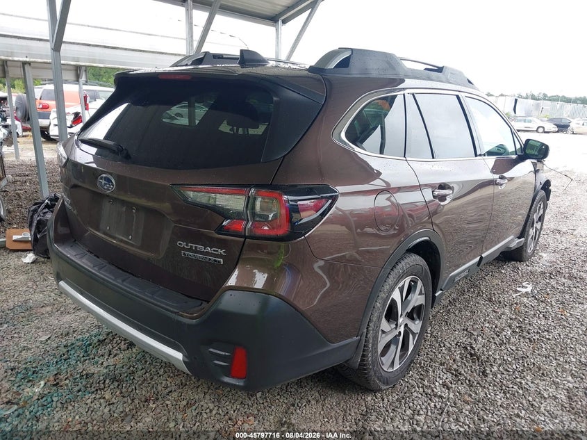 Vin: 4s4btgpd4m3116187, lot: 46296545, subaru outback touring xt 20214
