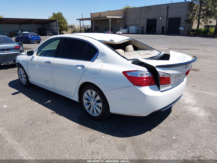 Vin: 1hgcr2f83fa004737, lot: 46296547, honda accord ex-l 20153