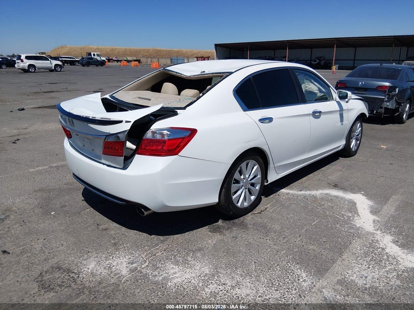 Vin: 1hgcr2f83fa004737, lot: 46296547, honda accord ex-l 20154